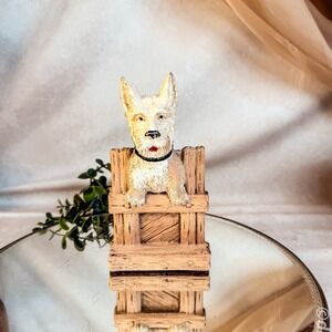 Vintage Westie/Scottie Syroco‎ Brush Holder